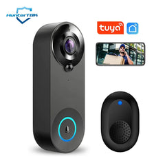 Smart-Dwelling - 1080P Wireless WIFI Doorbell Video Intercom with Camera, Tuya Smart Home Integration, PIR Motion Detection