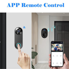 Smart-Dwelling - 1080P Wireless WIFI Doorbell Video Intercom with Camera, Tuya Smart Home Integration, PIR Motion Detection