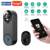 Smart-Dwelling - 1080P Wireless WIFI Doorbell Video Intercom with Camera, Tuya Smart Home Integration, PIR Motion Detection