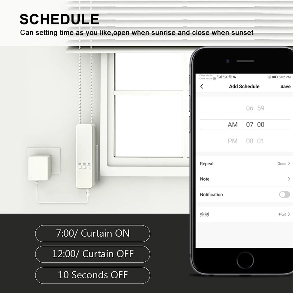Smart-Dwelling - Smart Blinds Drive Motor with WiFi and RF Remote Control - Easy DIY Home Automation for Blinds and Shades