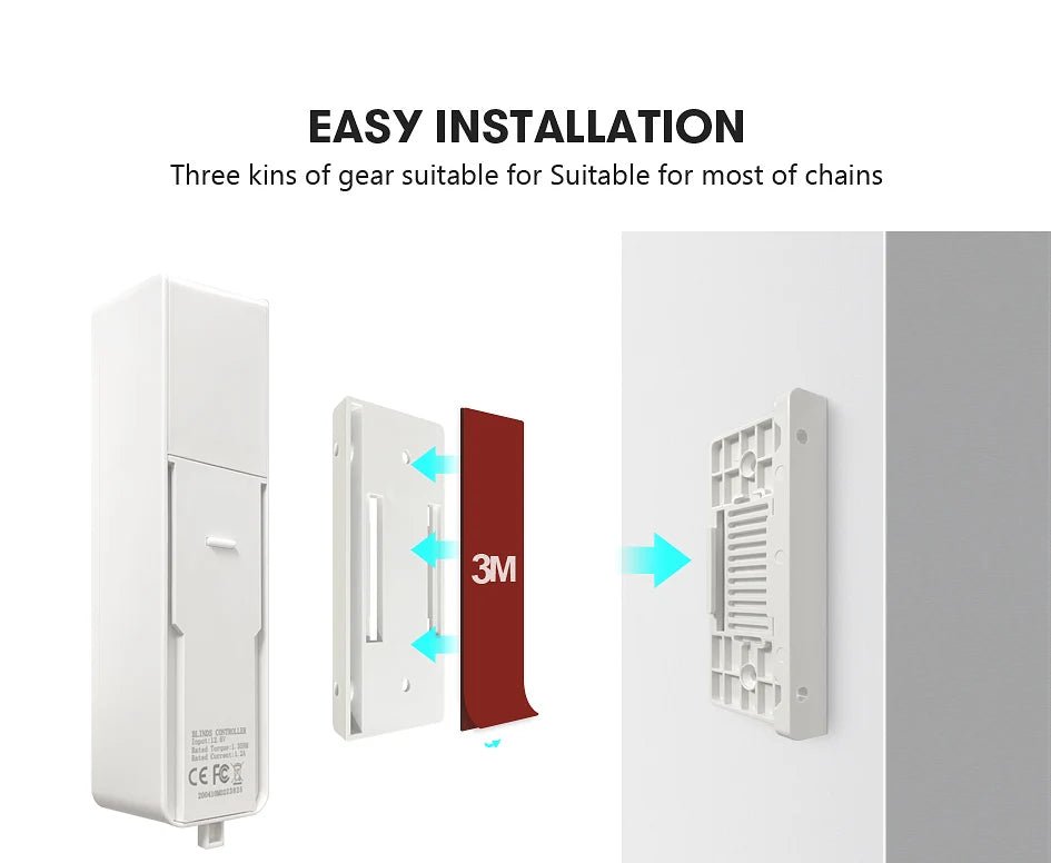 Smart-Dwelling - Smart Blinds Drive Motor with WiFi and RF Remote Control - Easy DIY Home Automation for Blinds and Shades