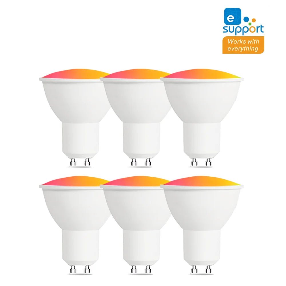 Smart-Dwelling - GU10 Smart Bulb: WiFi and Zigbee 3.0 Compatible, App Remote Control, Works with Alexa, Google Home, Yandex Alice