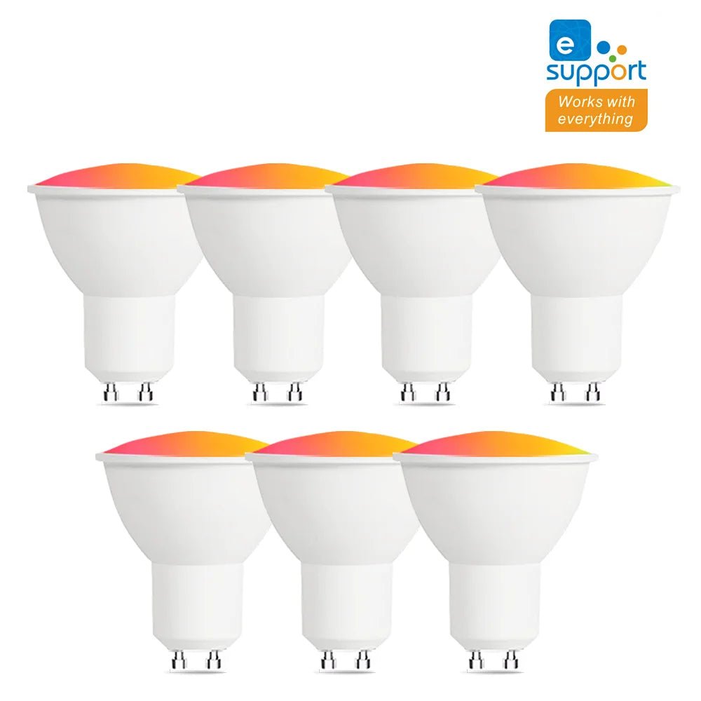 Smart-Dwelling - GU10 Smart Bulb: WiFi and Zigbee 3.0 Compatible, App Remote Control, Works with Alexa, Google Home, Yandex Alice