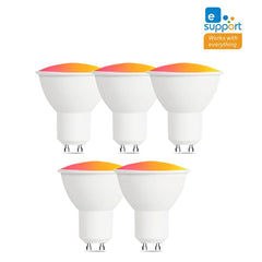 Smart-Dwelling - GU10 Smart Bulb: WiFi and Zigbee 3.0 Compatible, App Remote Control, Works with Alexa, Google Home, Yandex Alice