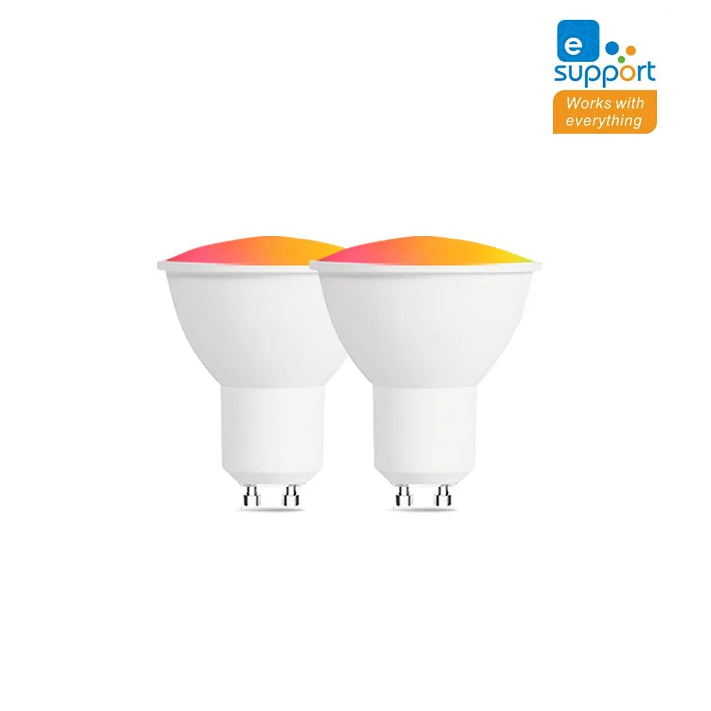 Smart-Dwelling - GU10 Smart Bulb: WiFi and Zigbee 3.0 Compatible, App Remote Control, Works with Alexa, Google Home, Yandex Alice