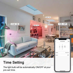 Smart-Dwelling - GU10 Smart Bulb: WiFi and Zigbee 3.0 Compatible, App Remote Control, Works with Alexa, Google Home, Yandex Alice
