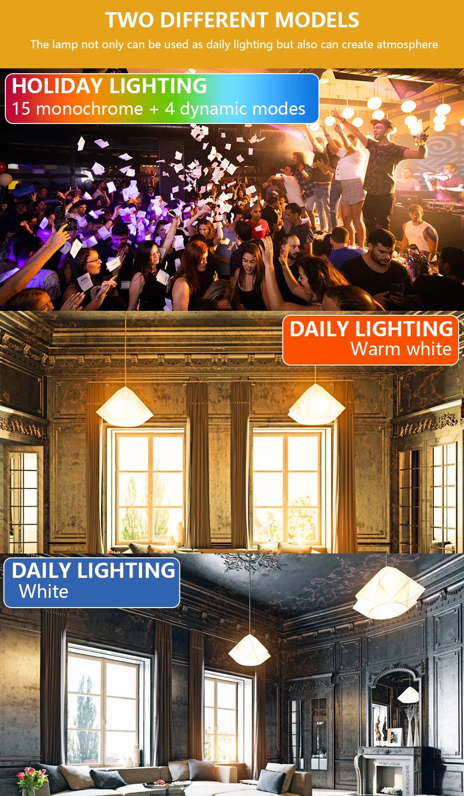 Smart-Dwelling - RGB+W/WW LED Bulb with Remote Controller