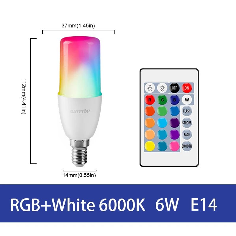 Smart-Dwelling - RGB+W/WW LED Bulb with Remote Controller