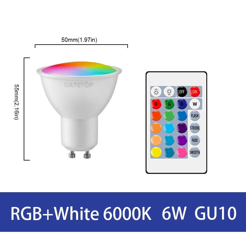 Smart-Dwelling - RGB+W/WW LED Bulb with Remote Controller