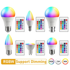 Smart-Dwelling - RGB+W/WW LED Bulb with Remote Controller