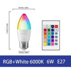 Smart-Dwelling - RGB+W/WW LED Bulb with Remote Controller