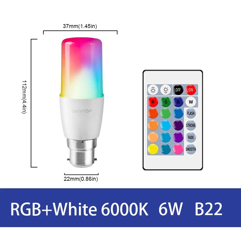 Smart-Dwelling - RGB+W/WW LED Bulb with Remote Controller