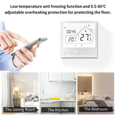 Smart-Dwelling - Tuya Smart WIFI Room Thermostat Water/Gas Boiler Electric Floor Water Heating Temperature Controller Google Alexa Yandex Alice