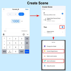 Smart-Dwelling - Tuya Smart ZigBee Energy Meter Bidirectional 1, 2 Channel with Current Transformer Clamp - Monitor Power 80A 110V/240V 50/60Hz