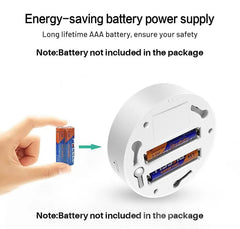 Smart-Dwelling - Tuya WiFi and Bluetooth Smoke Detector Fire Alarm Home Security System Compatible with Google Home and Alexa