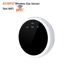 Smart-Dwelling - Tuya Wifi Natural Gas Leakage Detector Sensor, Smart Alarm, Digital LCD Temperature Display