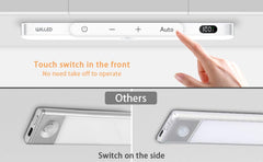 Smart-Dwelling - Warm Light Motion Sensor Cabinet Light: Battery-Powered, 60 LED, Touch Light Bar, Wireless, Rechargeable (White) 🔖 SALE! 2 for £25!