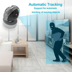 Smart-Dwelling - Tuya 1080P WiFi IP Camera Baby Monitor - 360° PTZ, Motion Detection, 2-Way Audio, Night Vision