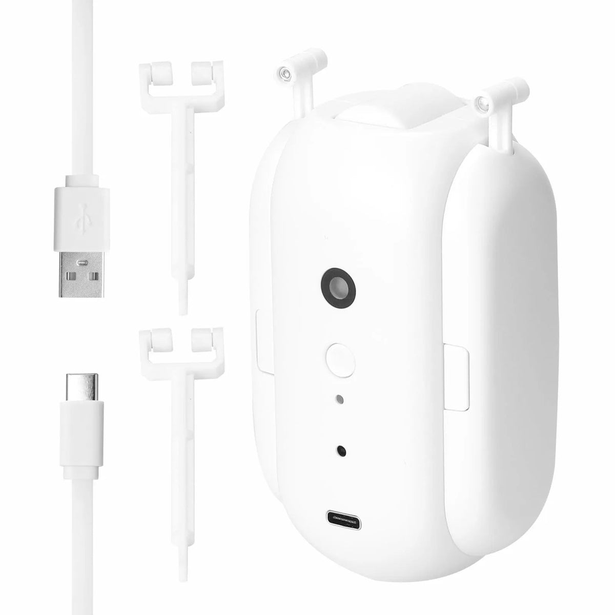Smart-Dwelling - Tuya Curtain Motor for Roman & U Track - Bluetooth Smart Electric Curtain Robot with App, Voice Control Compatible (Alexa/Google Home) via Gateway (NOT Included), and Automatic Open Feature